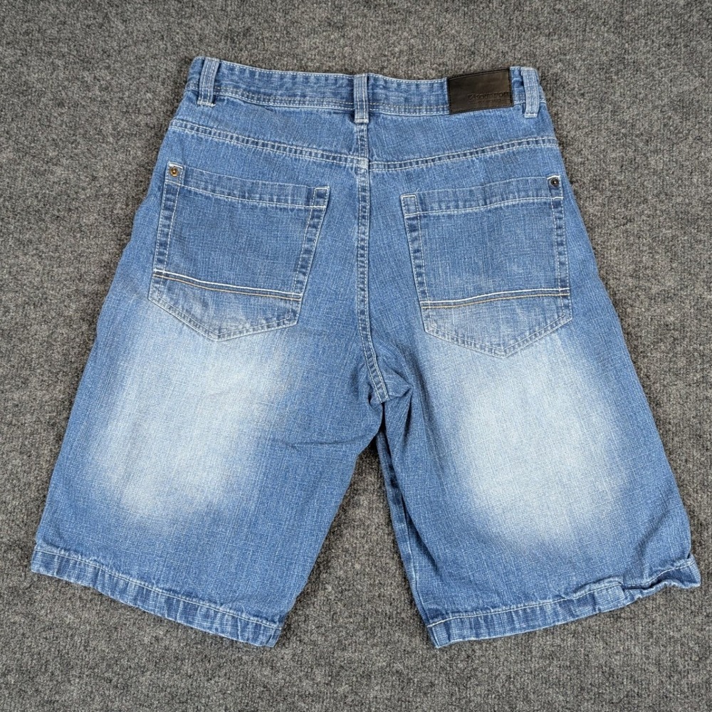 Southpole Relaxed Fit Denim Shorts Light Wash Blue Mens Size 32 Y2K Streetwear - Picture 4 of 14